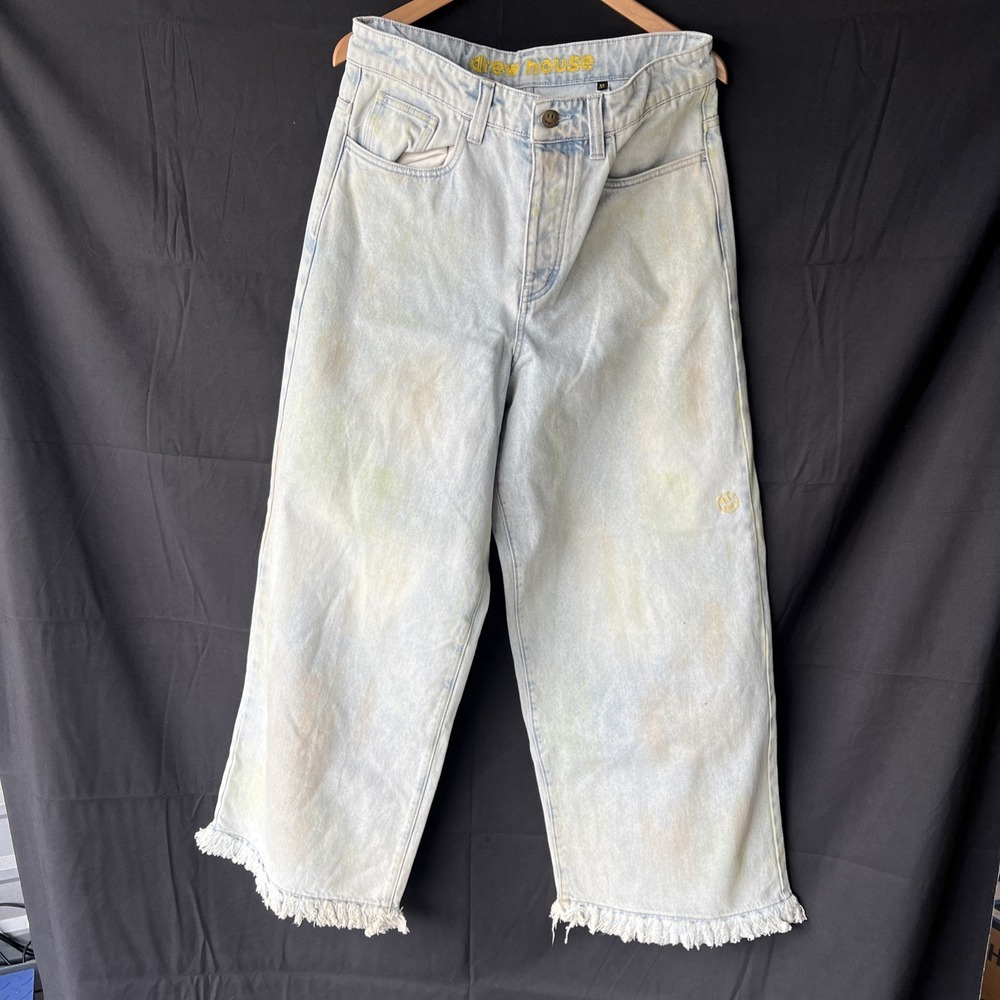 Drew House ultra wide leg jean Huston Wash Size 32 …b37